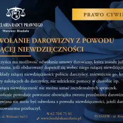 Odwołanie darowizny z powodu rażącej niewdzięczności. Dowiedz się, kiedy możesz odwołać darowiznę i jakie są tego konsekwencje.