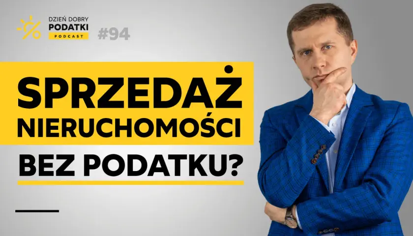 Mężczyzna w garniturze zastanawia się nad sprzedażą nieruchomości bez podatku. Czy to możliwe? Dowiedz się o uldze mieszkaniowej.