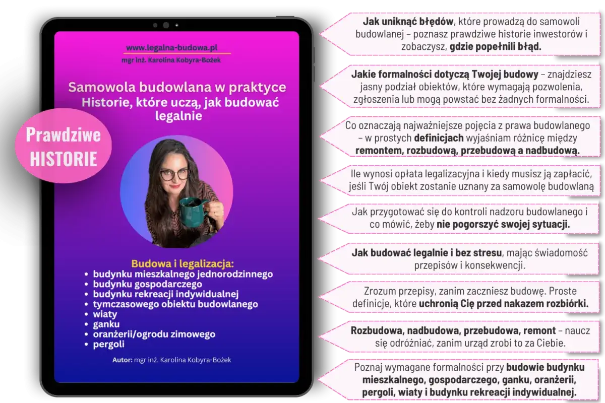 Prawdziwe historie o legalizacji samowoli budowlanej. Dowiedz się, jak uniknąć błędów i budować legalnie.
